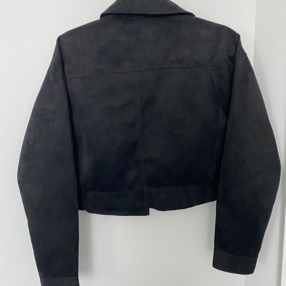 Swayed black cropped jacket - Picture 5 of 5